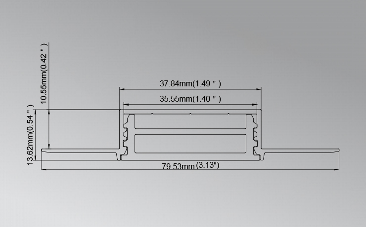 Bendable Aluminum LED Channel for plaster