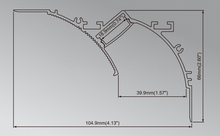 Wall washer light for drywall