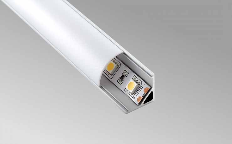 Corner LED Profile For Cabinet