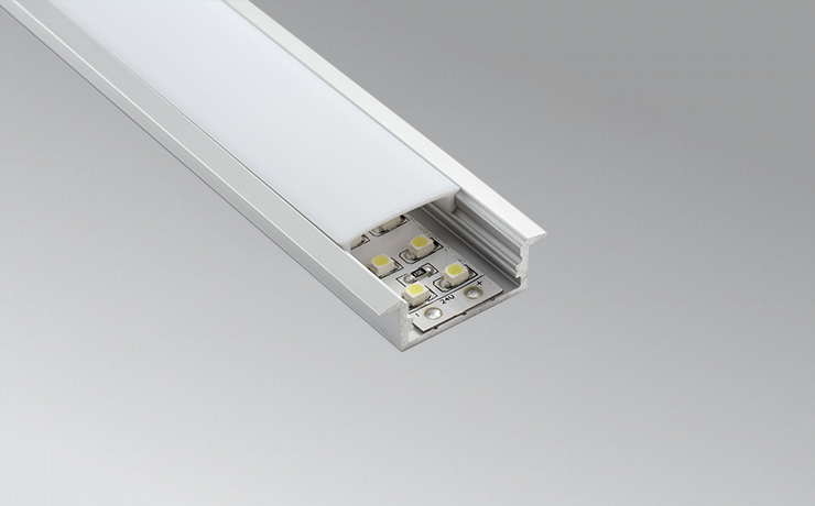 10mm High Cabinet Embedded LED Channel