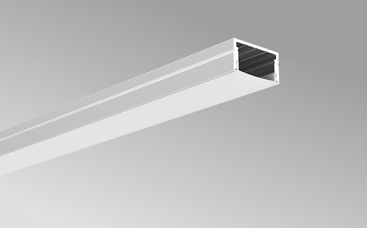 Surface Mounted 12.8mm Height LED Profile