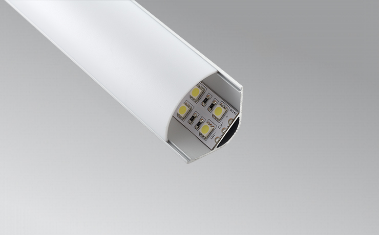 Corner Surface Mounted Triangle LED Profile