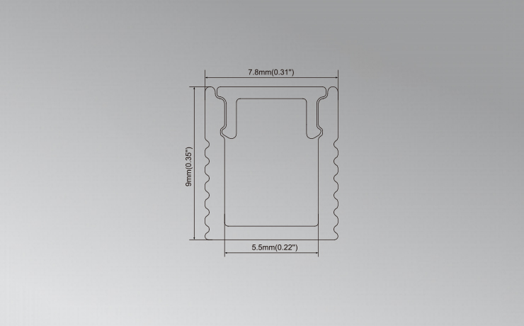 Hot Sale Super Slim Aluminum LED Profile