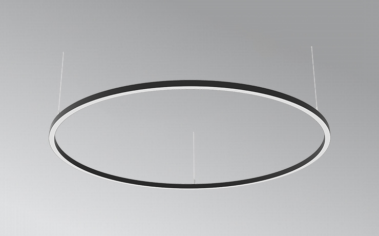 one inch Ring Circular Aluminum LED Profile