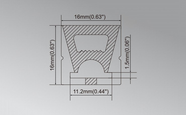 Topbend Silicone Led Profile With 10mm Width Led Strip