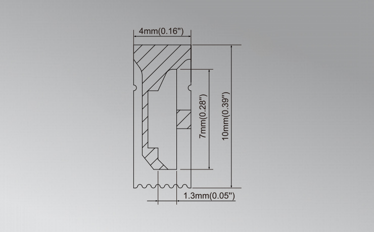 Flexible Sidebend Silicone Led Profile With 6mm Width Led Strip