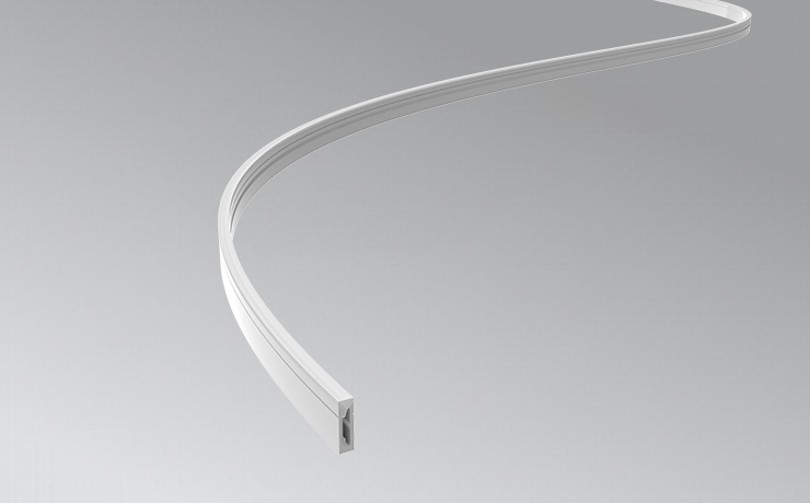 Flexible Sidebend Silicone Led Profile With 6mm Width Led Strip