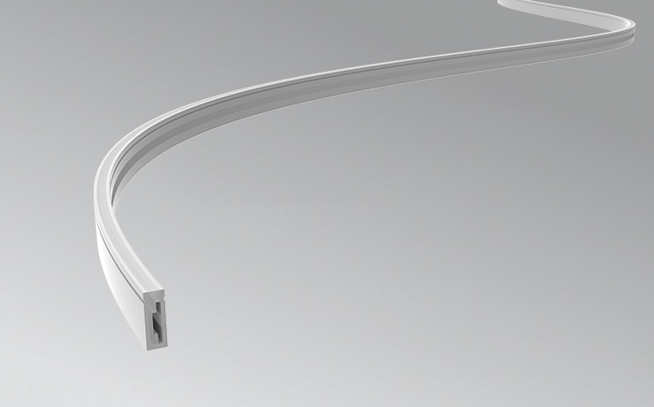 Flexible Sidebend Silicone Profile Channel for 8mm Width LED Strip