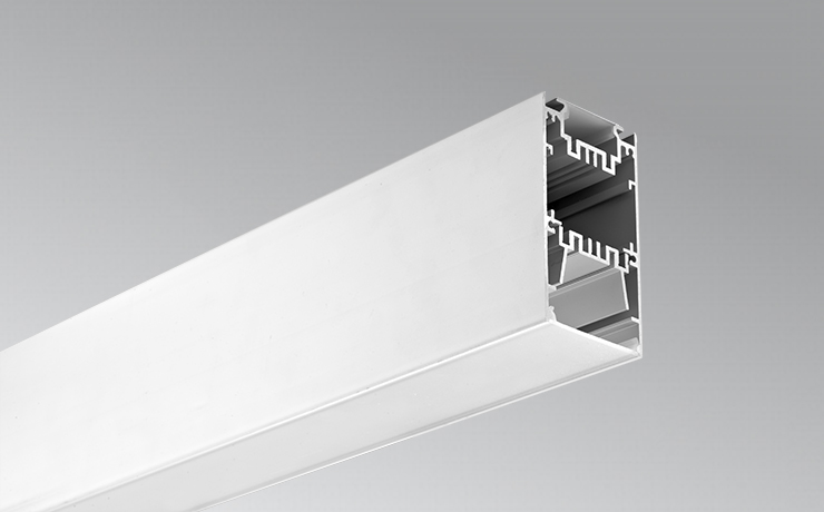 2 inches Aluminium LED profile for Pendent Light , direct light and indirect light