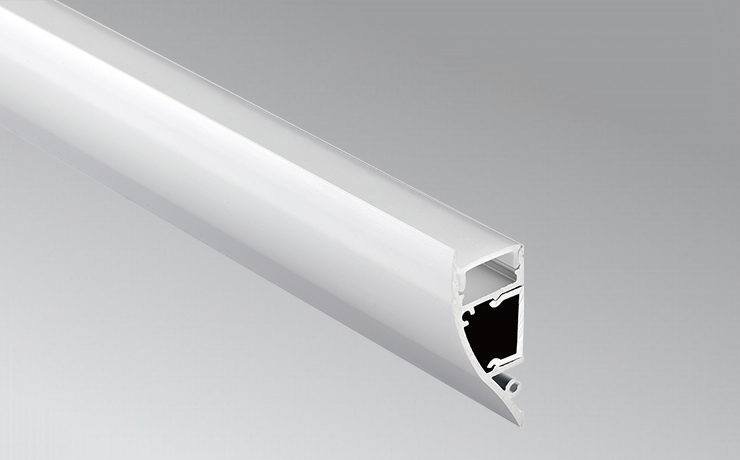 Aluminum channel for wall light indirect