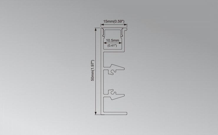 Linear LED Strip Lights With Up And Down Lighting