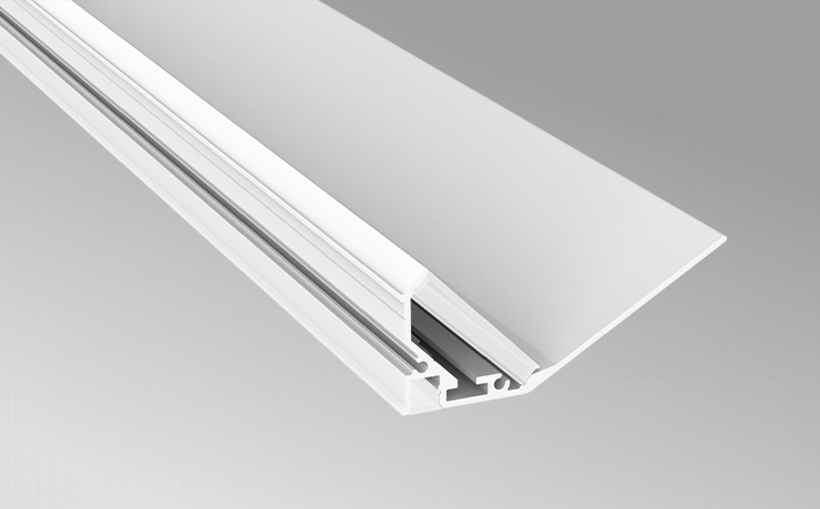 Surface Mounted Aluminum profile for cove lighting