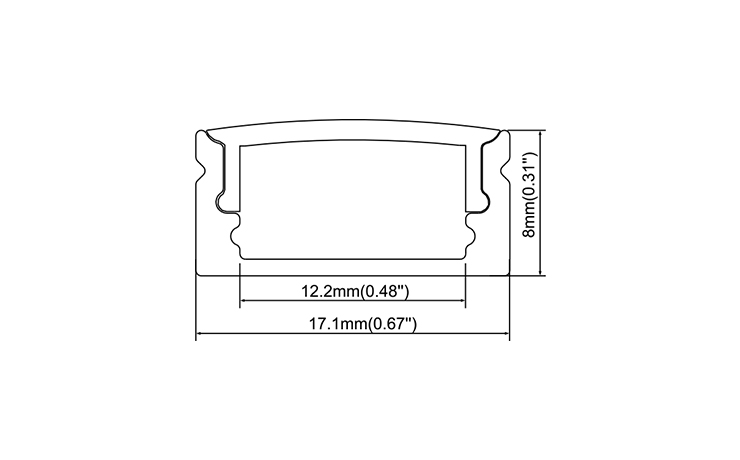 Hot Selling Cabinet Aluminum LED Profile